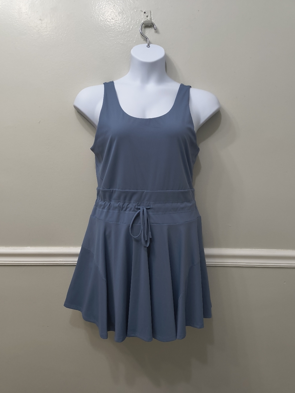 Caracilia Women's Tennis Mini Dress Blue XL Pickleball Tennis Golf Running Sport
